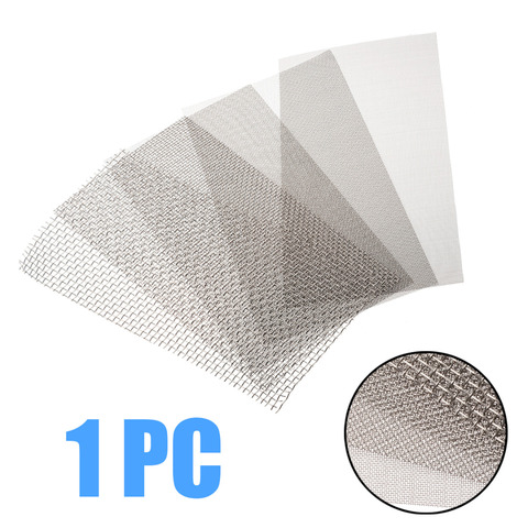 1pc Stainless Steel Woven Wire Mesh 5/8/20/30/40 Mesh Cloth Screen Wire Filter Sheet For Home Use ► Photo 1/6