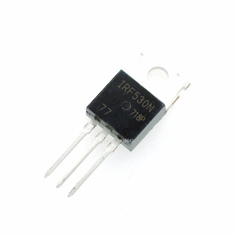 10PCS/LOT IRF530N IRF530 IRF530NPBF MOSFET MOSFT 100V 17A 90mOhm 24.7nC TO-220 new ► Photo 1/1