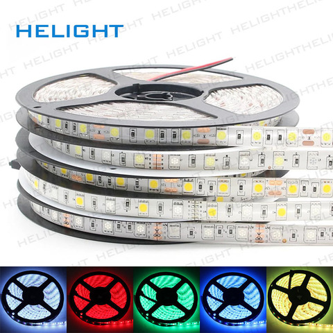 DC12V 5050 LED strip light 5M 300LED 5050 single color/RGB/RGBW/WW IP65&IP20 LED Flexible Strip light Festival Decorating light ► Photo 1/6