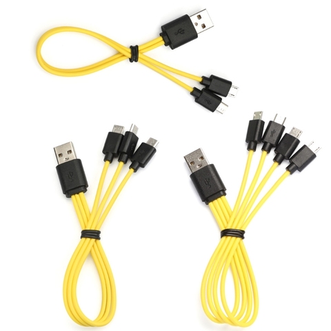 1pcs New 2/3/4 in1 Mini USB Charging Cable for Rechargeable Battery for Samsung Xiaomi HTC Mini Usb Cable ► Photo 1/6