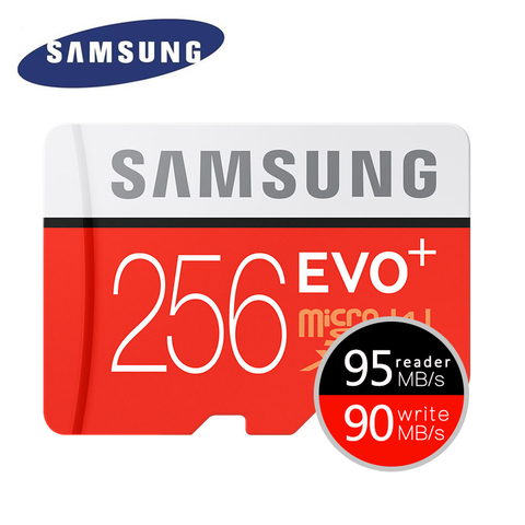 SAMSUNG EVO+  Micro SD 32G SDHC 80mb/s Grade Class10 Memory Card C10 UHS-I TF/SD Cards Trans Flash SDXC 64GB 128GB ► Photo 1/6