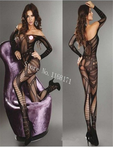 Black hollow slips women Spandex intimates hot sexy women clothing teddy slip wholesale romper ► Photo 1/2