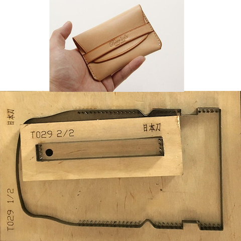 Japan Steel Blade Rule Die Cut Steel Punch Wallet Cutting Mold Wood Dies  for Leather Cutter for Leather Crafts (no Stitch Hole)