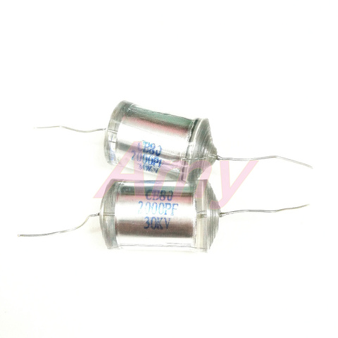 CB80 axial lead polystyrene film high voltage capacitor CB80-30KV-2000PF DC ► Photo 1/1