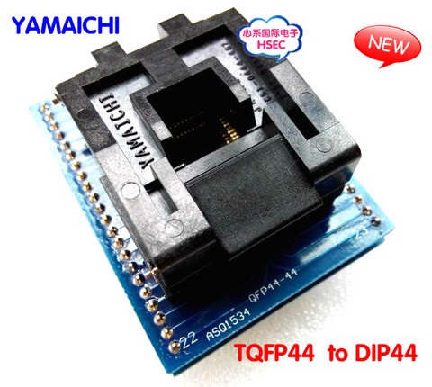 Free Shipping  100% New  High Quality TQFP44 to DIP44 / LQFP44 tO DIP44  adapter Programmer socket/ IC Adapter ► Photo 1/6