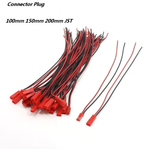 20pair/lot 100mm 150mm 200mm JST Male Female Connector Plug For RC Lipo Battery ► Photo 1/6