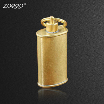 ZORRO 11ML portable brass lighter oil bottle Oiler 57mm*25mm ► Photo 1/5