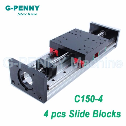 CNC Z Axis Slide table HG20 linear guide rail slidling table with ball screw 1605 or 1610 moving table for X axis Y axis motion ► Photo 1/6