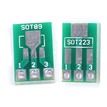 20pcs/lot SOT-89 SOT-223 to DIP PCB Transfer Board DIP Pin Board Pitch Adapter keysets In Stock ► Photo 1/1