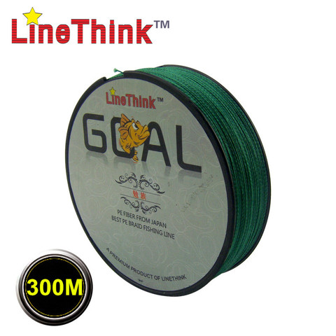 300M Brand LineThink GOAL Japan Multifilament PE Braided Fishing Line  6LB-100LB Free Shipping ► Photo 1/6