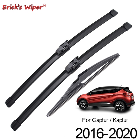 Erick's Wiper Front Rear Wiper Blades For Renault Captur Kaptur 2016 2017 2022 Windshield Windscreen Front 26
