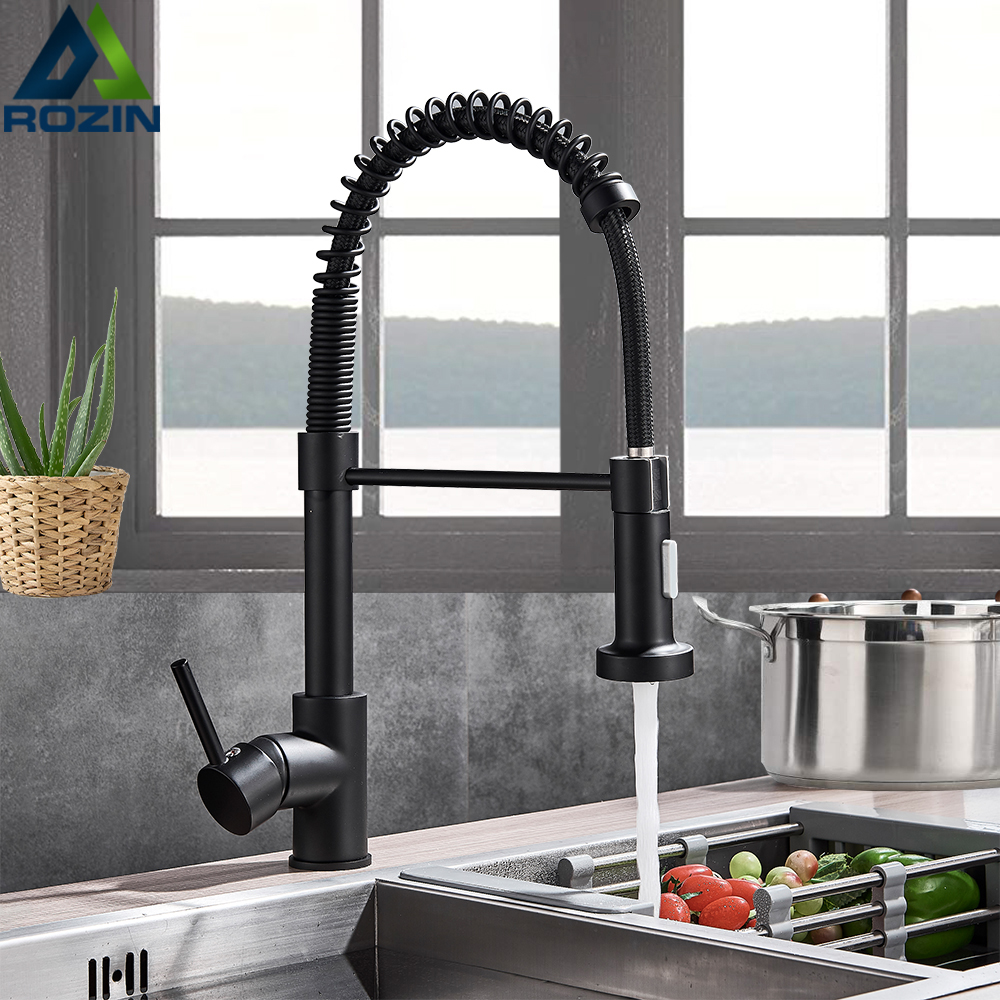Rozin Bathroom Chrome Tap Single Spout Sink High Tap Deck Mounted One Handle Basin Mixer Tap