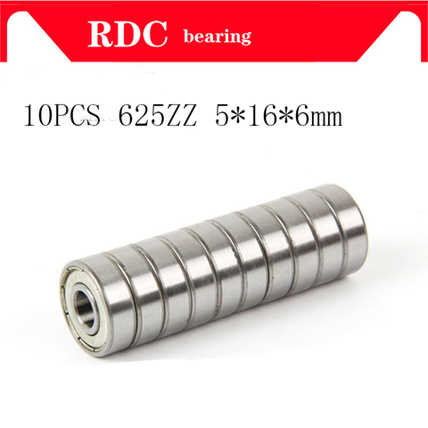 10PCS ABEC-5 625ZZ 625Z 625 ZZ 625-2z 5*16*5 mm Sealed Metal Miniature  High quality deep groove ball bearing ► Photo 1/6