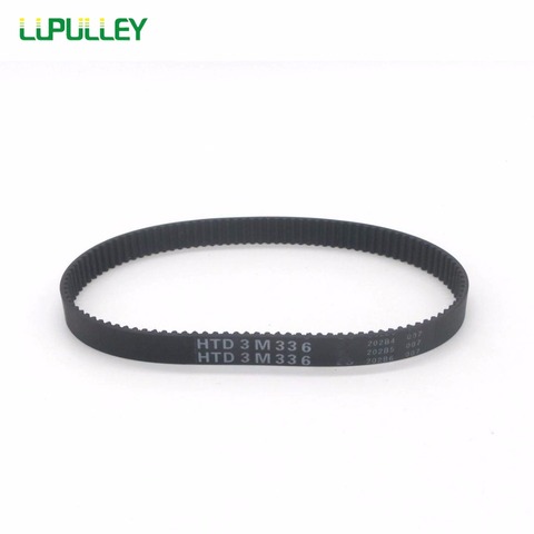 LUPULLEY HTD3M Timing Belt 10/15mm Width For 3M Pulley Machine CNC Drive Belt 2PCS 336/339/345/348/351/354/357mm Pitch Length    ► Photo 1/1