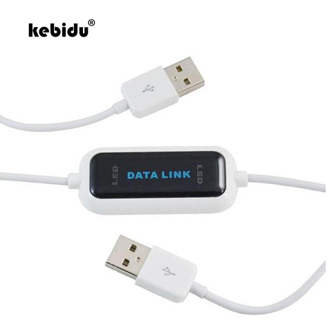 kebidu USB 2.0 PC To PC Online Share Sync Link Net Direct Data File Transfer Bridge 165CM LED Cable Easy Copy Between 2 Computer ► Photo 1/6