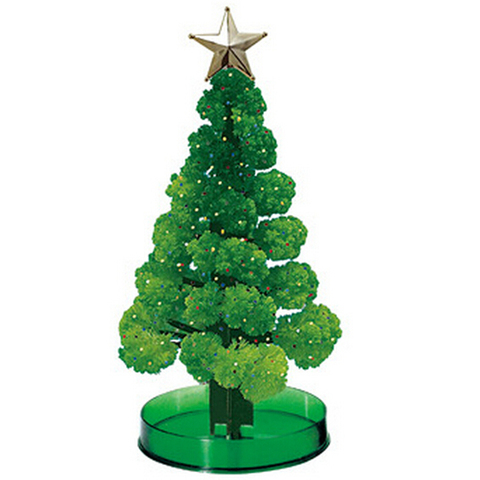 2022 170mm H Green DIY Visual Magic Growing Paper Crystals Tree Magically Funny Christmas Trees Kids Novelty Toys For Children ► Photo 1/6
