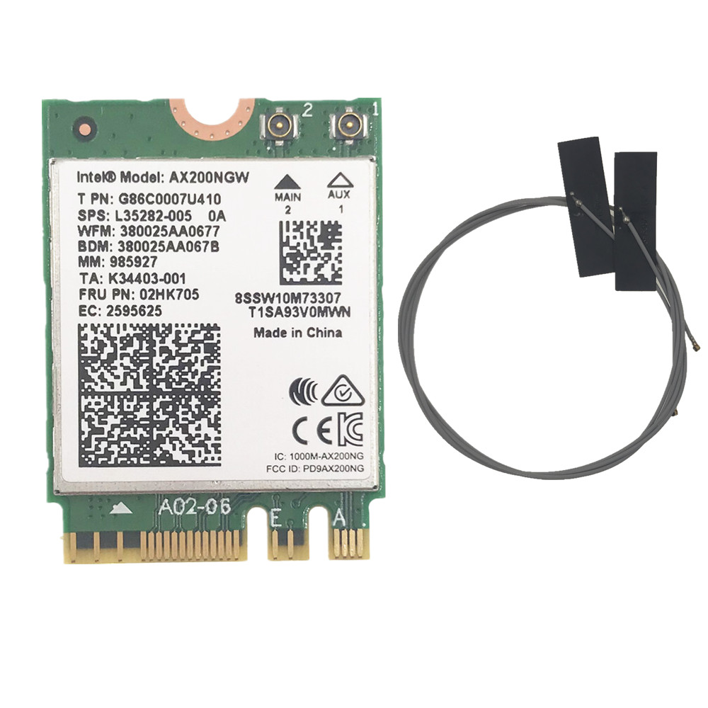 802.11AC BCM94360CS2 867Mbps WiFi Card Bluetooth 4.0+NGFF M.2 Adapter+Antennas 