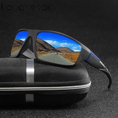 Fashion Polarized Sunglasses Men Women Brand Design Classic Square