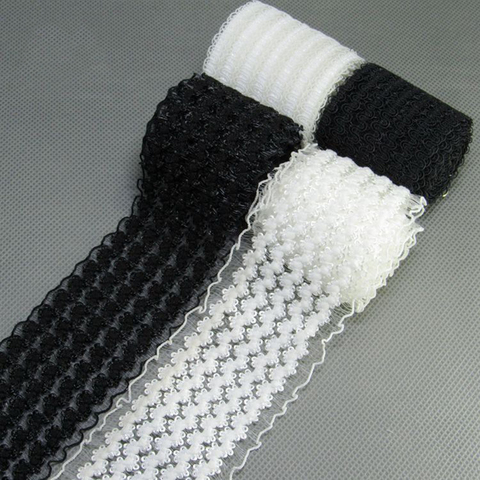 Rubber Band 50mm Black White Elastic Band Black White Lace Mesh Garment Girl Dress Women Clothing Sewing DIY Hand Made Crafts1M ► Photo 1/6