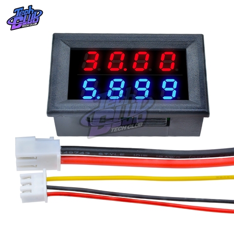 100V/200V 10A Mini Digital Voltmeter Ammeter High Precision Measuring instrument 5-Wiring 4 Bit Accurate Voltage Current Meter ► Photo 1/6