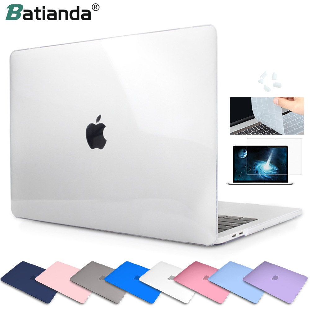 Keyboard cover for Macbook pro 13 15 Retina 12 Air 11 /13 Crystal Clear Case 