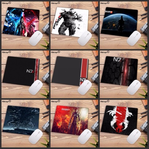 Mairuige 220*180*2MM  High Speed Mass Effect N7 Game Logo Mouse Pad Vintage Stylish  Computer Mice Mat Gaming Rectangle Mousepad ► Photo 1/6