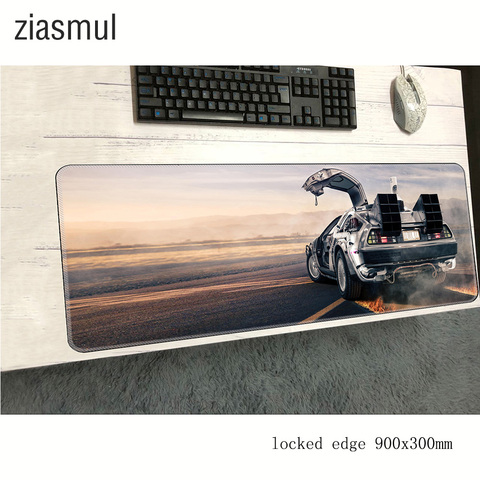 back to the future mouse pad gamer anime 900x300x2mm notbook mouse mat gaming mousepad large thick pad mouse PC desk padmouse ► Photo 1/5