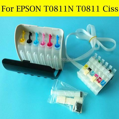 1 Set Continuous Ink Supply System For Epson Stylus Photo 1410 1430W T50 TX700W R270 R290 RX590 Printer ► Photo 1/5