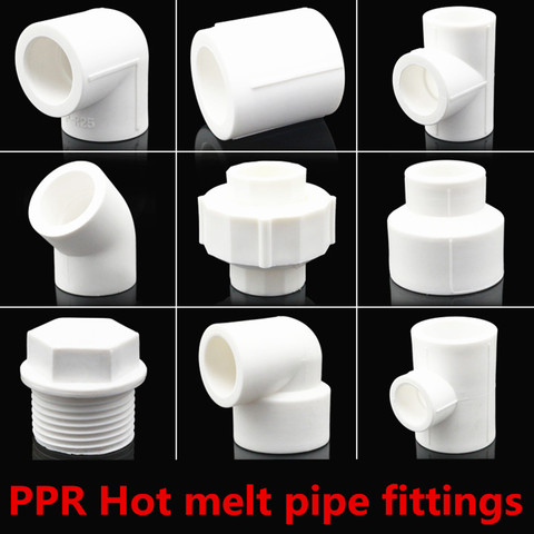 PPR fittings pipe fittings joint 20mm 25mm 32mm DN15 DN20 DN25 variable diameter direct elbow three-way flexible joint ► Photo 1/1