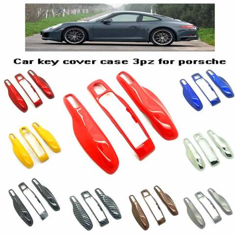 3PZ Smart Key Middle + Side Cap Casing Shell Cover Case for Porsche Boxster  Cayenne Panamera Macan Cayman 911 918 996 997 991 ► Photo 1/6