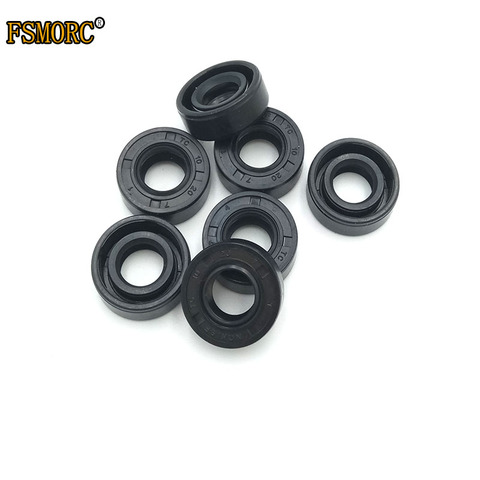 NBR Shaft Oil Seal TC-5*10*4 5*12*8 5*15*5/6 5*16*7/8 5*17*6/7 5*18*6/7 VC-5*14*5Rubber Covered Double Lip With Garter Spring ► Photo 1/1