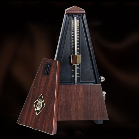 Guitar Metronome Online Mechanical Pendulum Mecanico Wood color  for Guitar Piano Violin Musical Instrument ► Photo 1/6