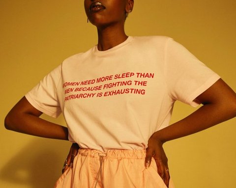 Sugarbaby Women Need More Sleep Than Men Because Fighting the Patriarchy Exhausting T-Shirt Funny Sarcastic Tumblr T shirt ► Photo 1/1