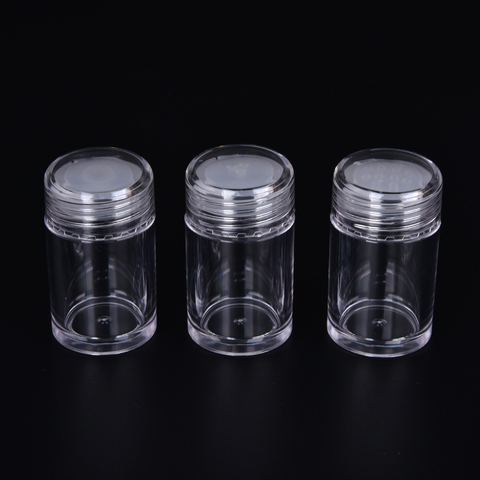 10g Plastic Empty Loose Powder Pot With Sieve Cosmetic Makeup Jar Container Handheld Portable Sifter With Clear Cap ► Photo 1/6
