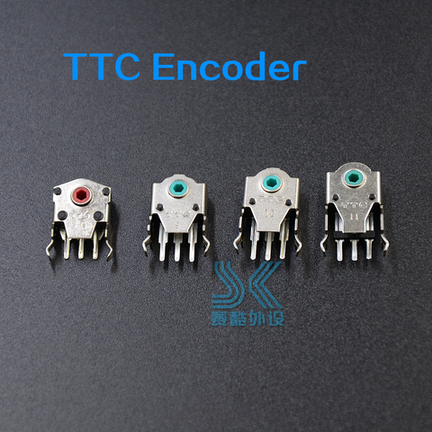 Original TTC Mouse Encoder Highly Accurate 8mm 9mm 10mm 11mm Green Red yellow Core 2pcs Solve the roller wheel problem ► Photo 1/6