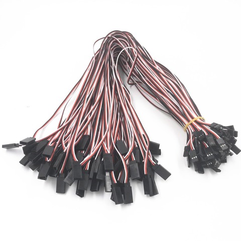 5/10Pcs 150 / 300 / 500mm Servo Extension Lead Wire Cable For RC Futaba JR Male to Female 15cm 30cm 50cm ► Photo 1/6