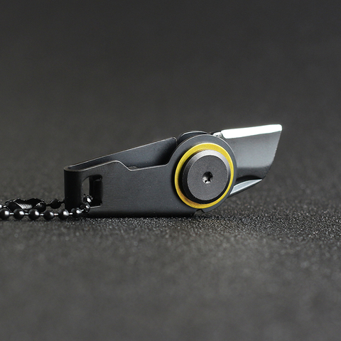 Top Quality Mini Zipper Knife Utility knife Outdoor Survival EDC Gadget Keychain Pendant Pocket Knife ► Photo 1/5