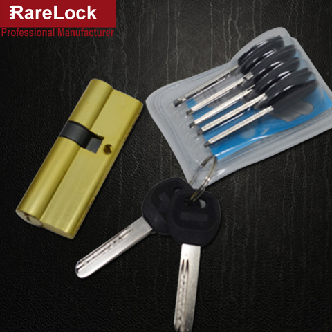 Handle Door Lock Cylinder 9 Size 7keys for Bedroom Bathroom Interior Locks Door Hardware Accessory Rarelock ► Photo 1/4