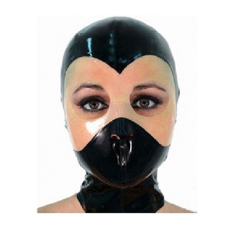 Latex costumes hoods masks w black zipper ► Photo 1/6