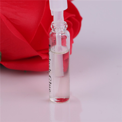 New  2ml eyelash glue transparent glass  travel portable size eyelid glue stick ► Photo 1/1