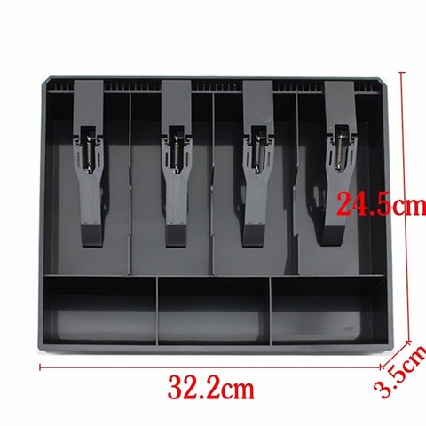 plastic Money Counter case Hard case Cash register box New Classify store Cashier coin Drawer box cash drawer tray ► Photo 1/6