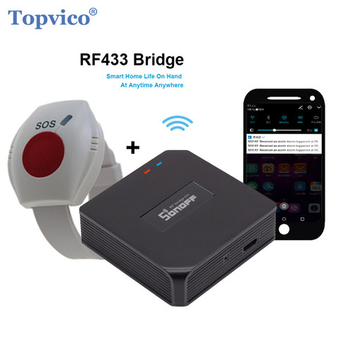 Buy Online Topvico Wifi Panic Button For The Elderly Rf 433mhz Sos Emergency Alarm Wirelss Watch Bracelet Old People Android Ios App Alitools Buy Online Topvico Wifi Panic Button For The Elderly Rf 433mhz Sos Emergency Alarm Wirelss Watch Bracelet Old People Android Ios App Alitools