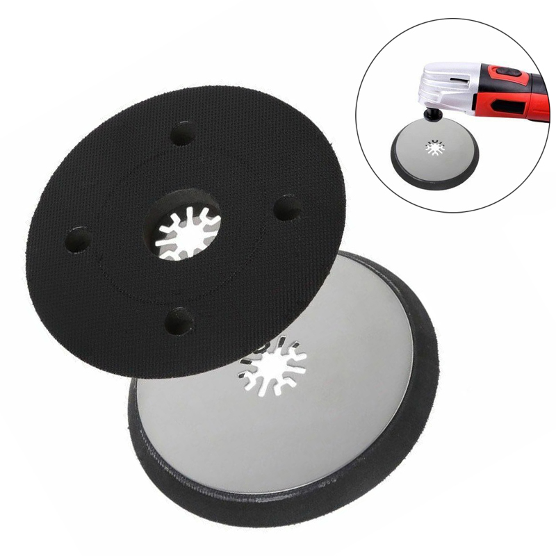 1pc 115mm 4.5inch Sanding Backing Pad For Fein Multimaster Hook Loop Sander Disk Disc Buffer Pad For Surface Polishing Multitool ► Photo 1/6