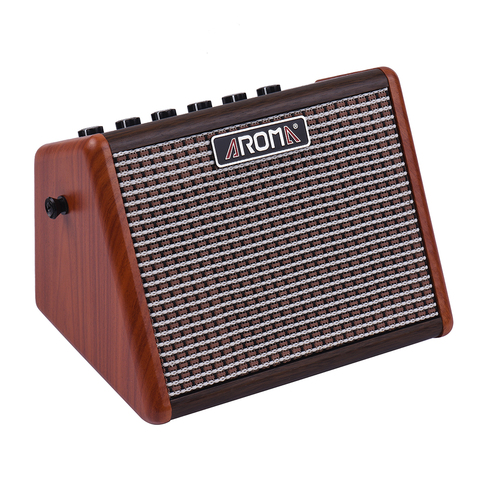 AROMA AG-15A 15W Portable Acoustic Guitar Amplifier Amp BT Speaker Built-in Rechargeable Battery with Microphone Interface ► Photo 1/1