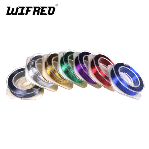 Wifreo 50m/spool Metallic Rod Building Wrapping Thread Line for Rod Repairing DIY Fishing Guide Ring Eyelet Fixing Threads ► Photo 1/6