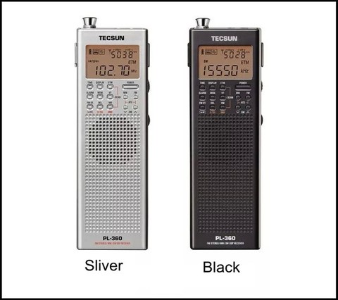 Original Tecsun PL 360 portable digital Radio usb AM FM pocket radio recorder Shortwave PLL DSP ETM SW MW LW Receiver pl-360 New ► Photo 1/1
