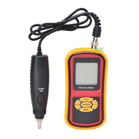 Brand Portable Digital Vibrometer 0.1~199 9m/s2 LCD Vibration Meter Vibration Acceleration Velocity Displacement Analyzer ► Photo 1/1