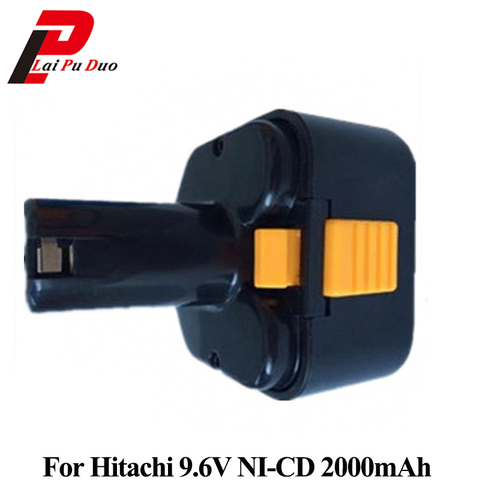 For Hitachi 9.6V 2.0Ah NI-CD Power Tool Replacement Battery EB9 EB912S EB914 321654 EEB9H FDS9DVA EB924 FEB9S B3 ► Photo 1/5