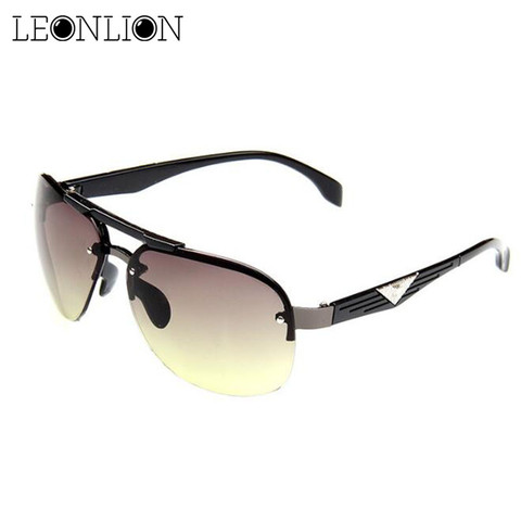 LeonLion 2022 Classic Vintage Sunglasses Man Driving Big Frame Sun Glasses Women Brand Designer UV400 Outdoor Oculos De Sol ► Photo 1/6