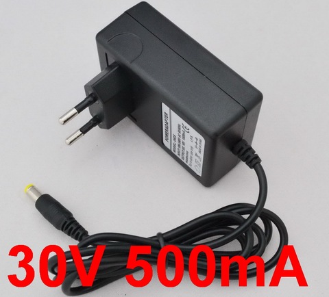 1PCS 30V 500mA  EU plug For BOSCH Athlet Vacuum cleaner Charger Home wall charging Power supply ► Photo 1/1